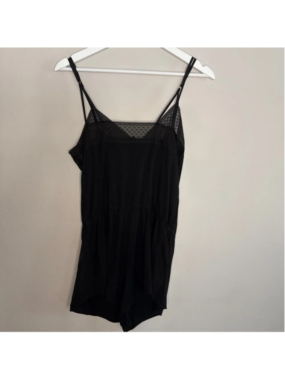 Women's Victoria's Secret Black Pajama Romper M